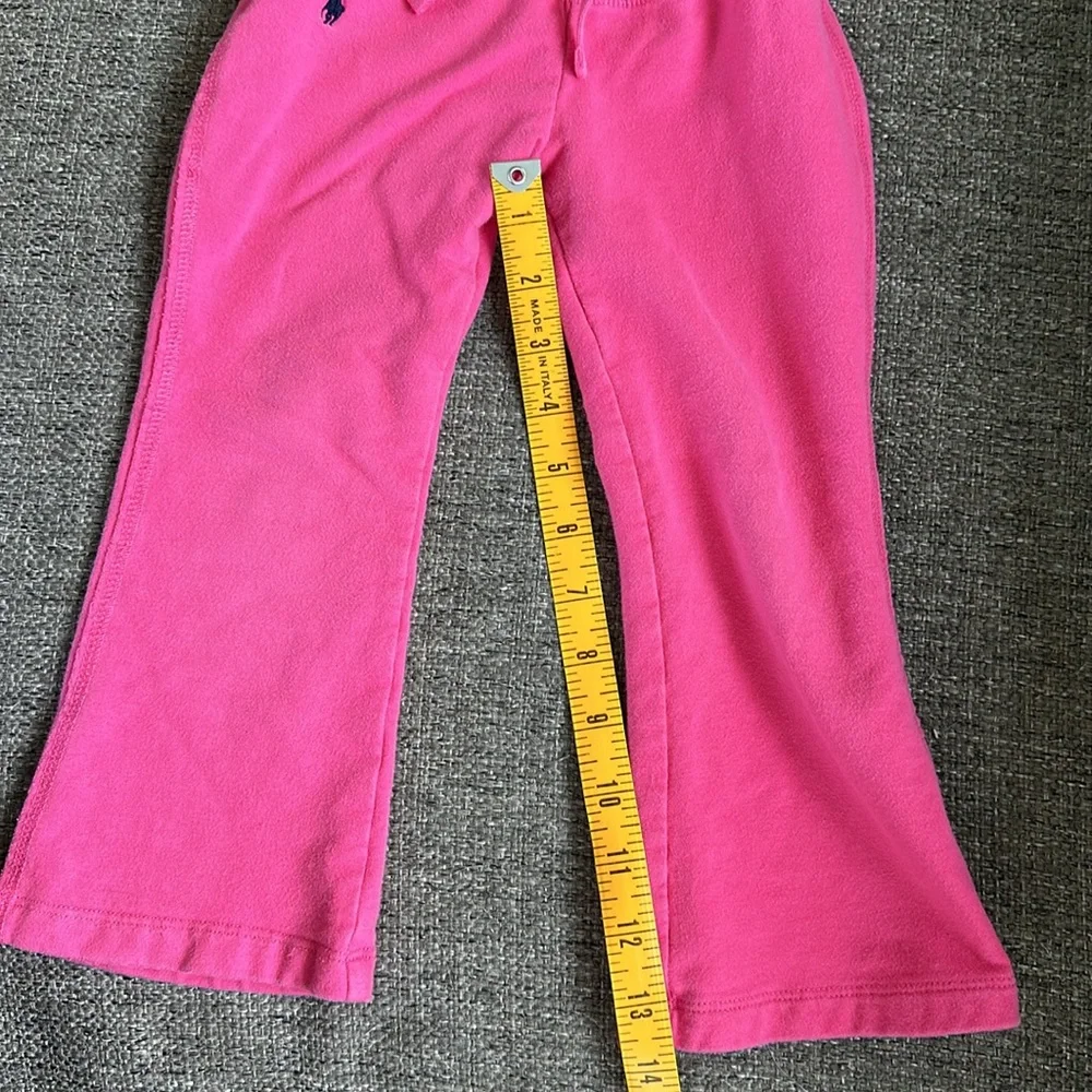 Ralph Lauren Girls Pink Flare Sweatpants Size 2T
